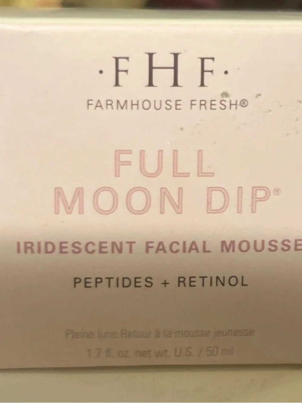 FarmHouse Fresh Full Moon Dip Iridescent Facial Mousse - Pink - Picture 1 of 1